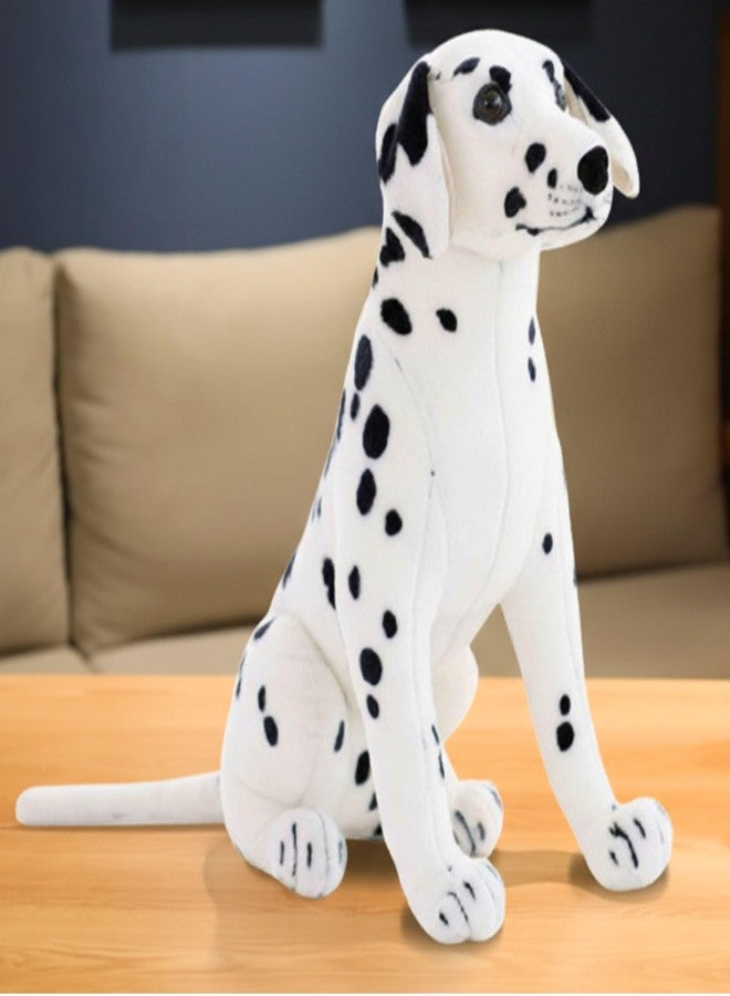 Tickles Sitting Dalmatian Dog Soft Stuffed Plush Animal Toy for Kids Boys & Girls Birthday Gift (Size: 30 cm Color: Black & White) - Image 1